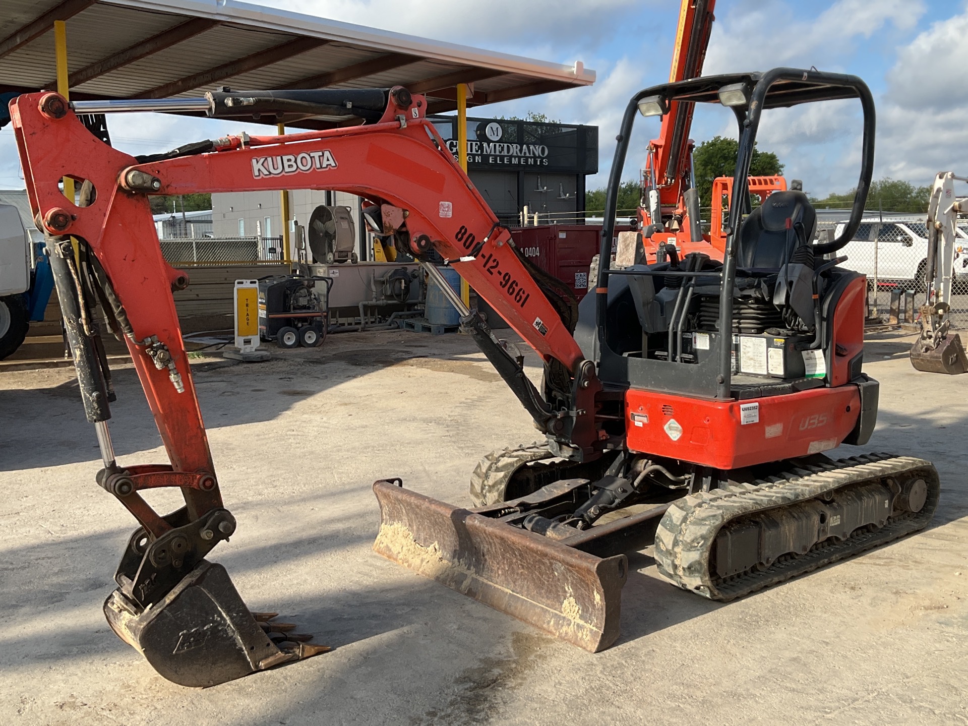 2015 Kubota U35-4 Mini Excavator