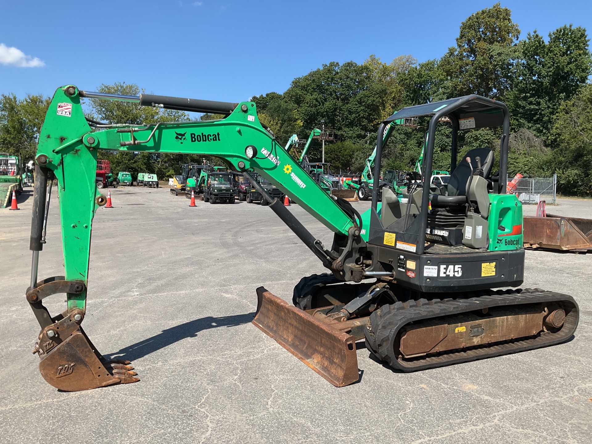 2015 Bobcat E45 Mini Excavator