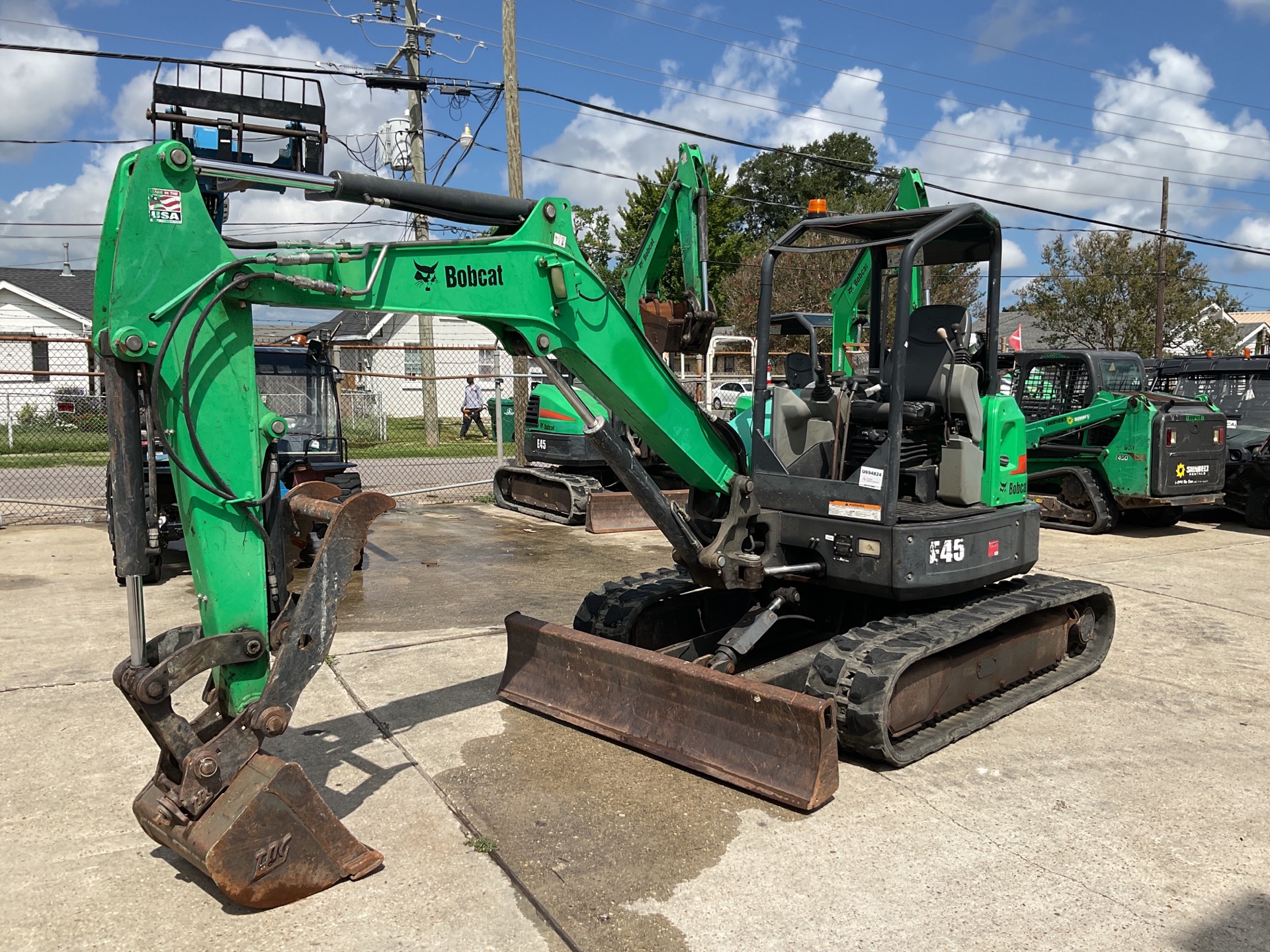 2017 Bobcat E45 Mini Excavator