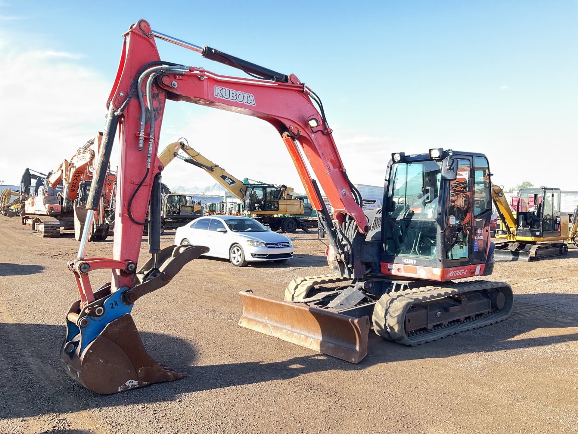 2014 Kubota KX080-4 Mini Excavator