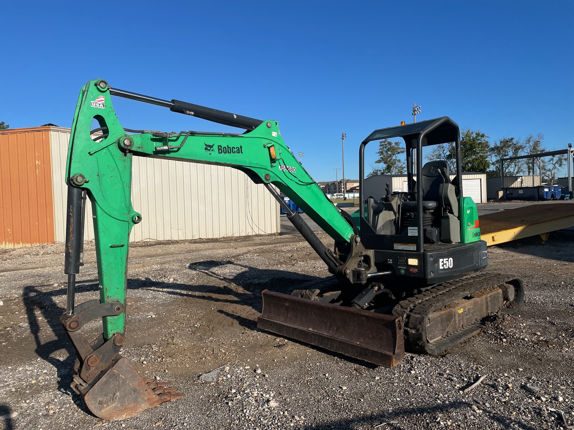 2015 Bobcat E50 Mini Excavator