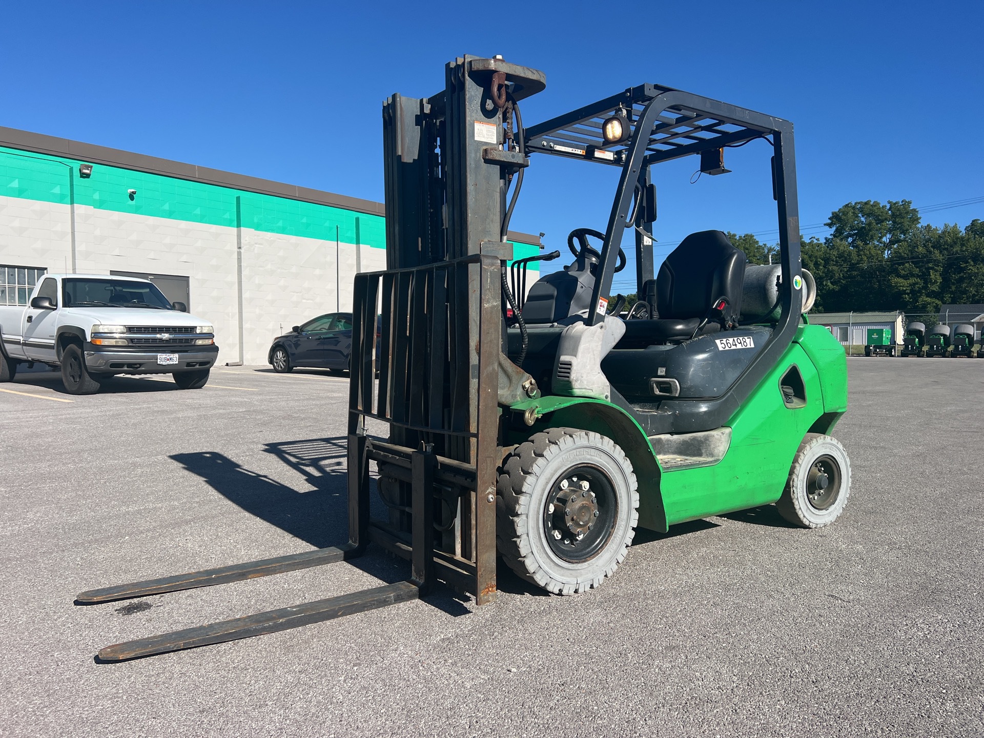 2013 Komatsu FG25T-16 4650 lb Pneumatic Tire Forklift