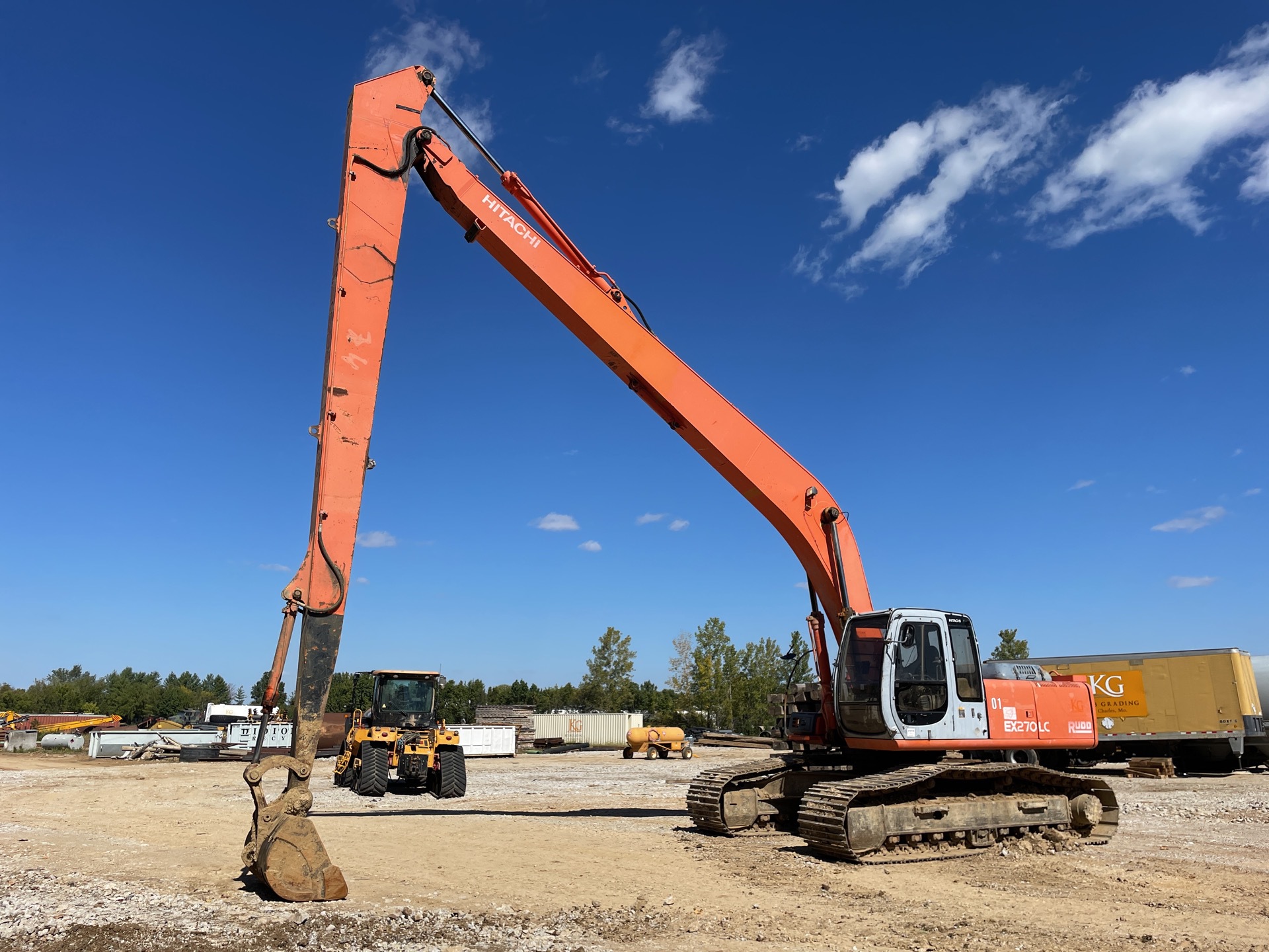 2002 Hitachi EX270LC-5 Long Reach Tracked Excavator