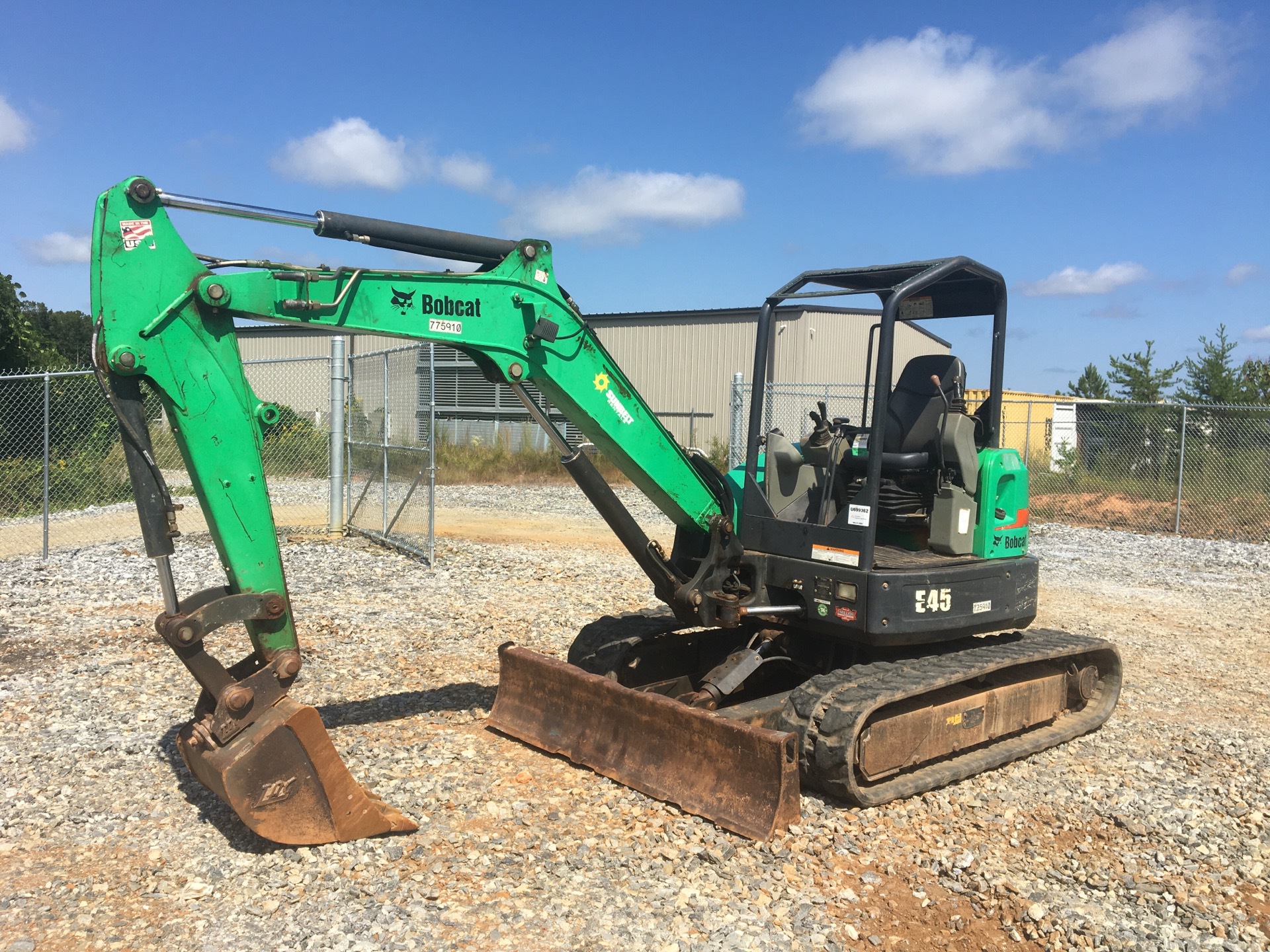 2015 Bobcat E45 Mini Excavator