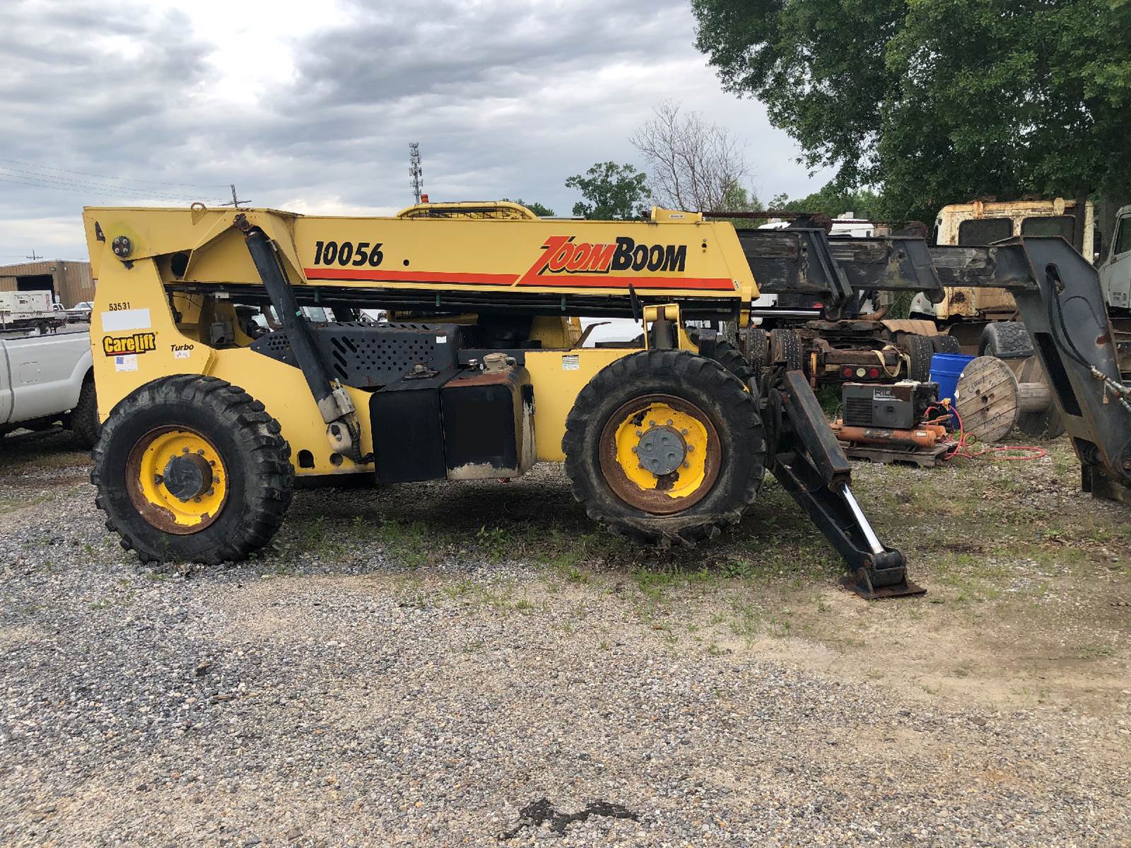 2006 CareLift ZB10056 Telehandler with Pipe Clamp & Forks